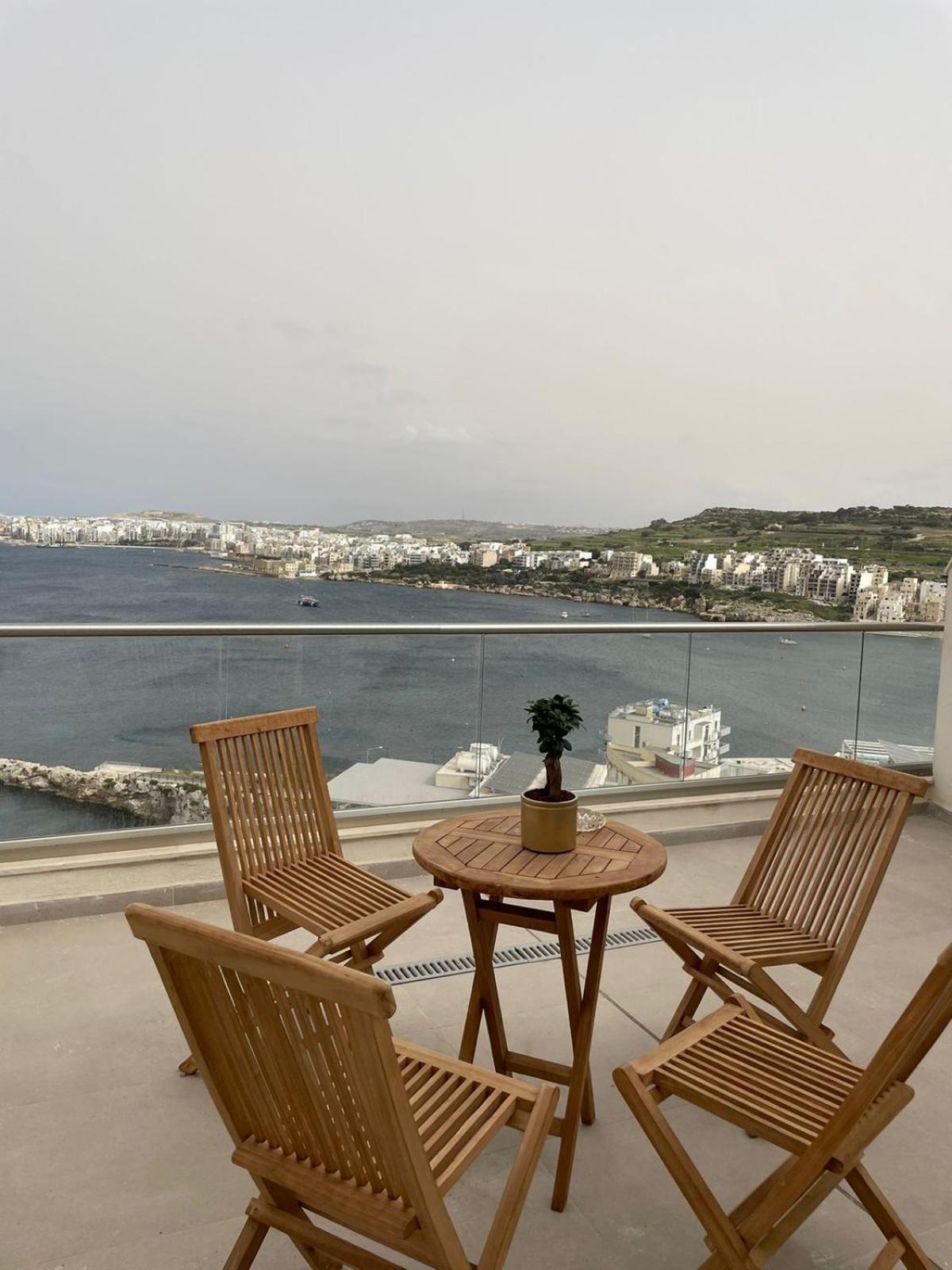 Blu Mar Sea View Apartments St. Paul's Bay Ngoại thất bức ảnh