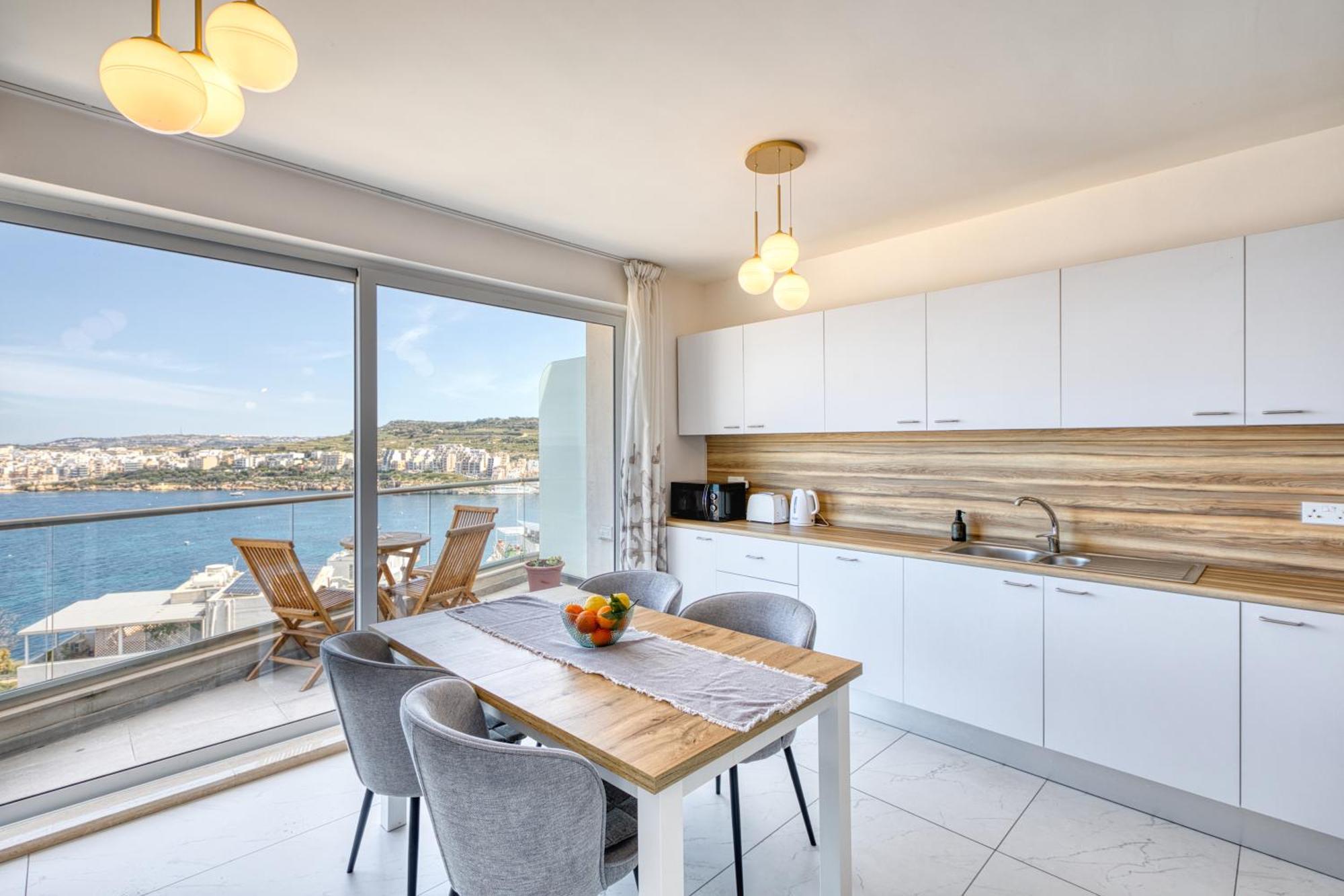 Blu Mar Sea View Apartments St. Paul's Bay Ngoại thất bức ảnh