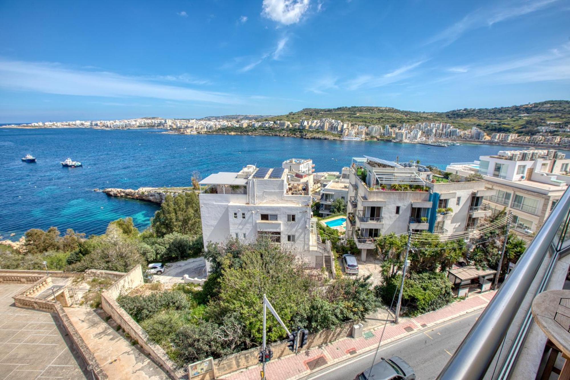 Blu Mar Sea View Apartments St. Paul's Bay Ngoại thất bức ảnh