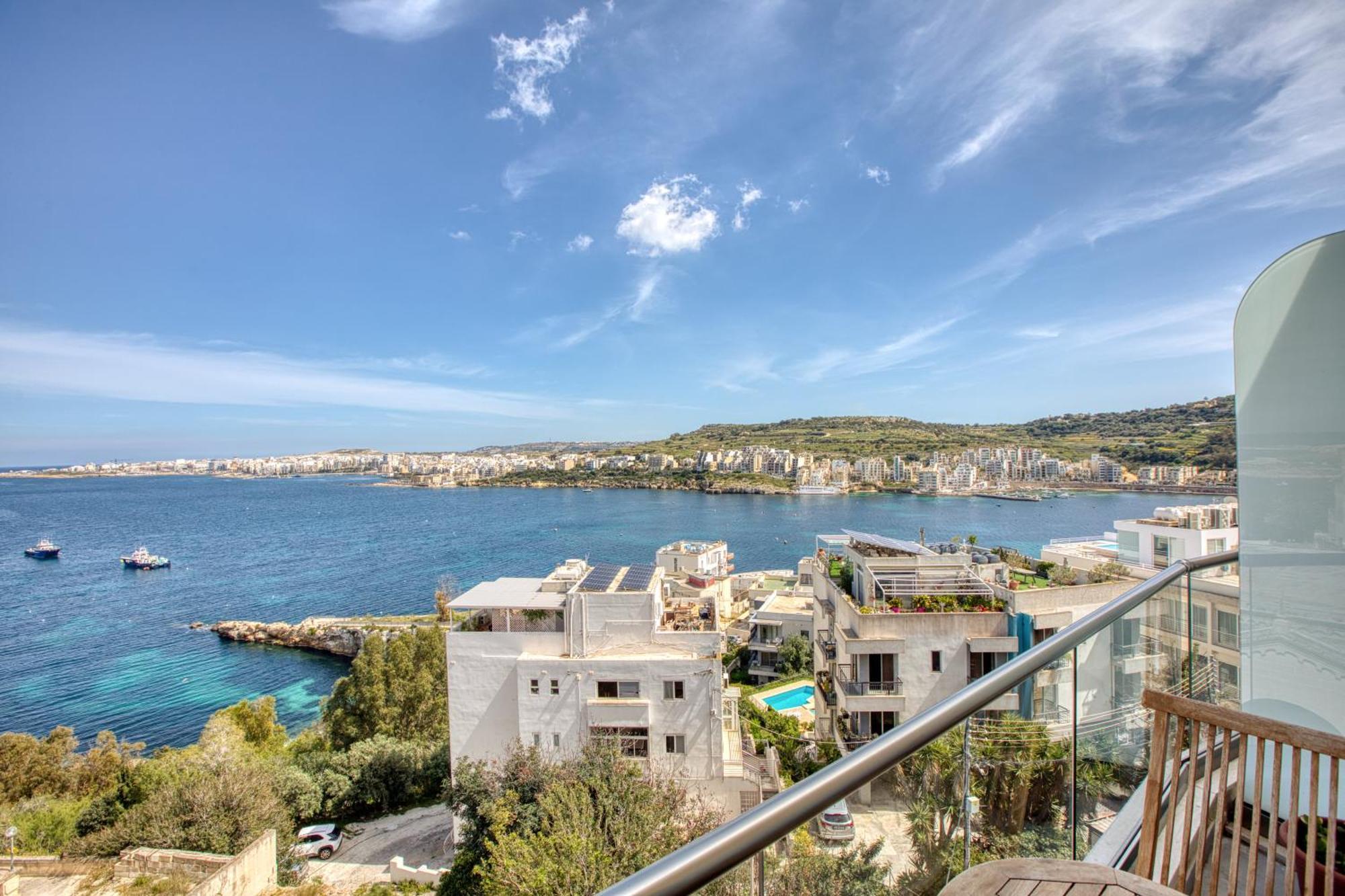 Blu Mar Sea View Apartments St. Paul's Bay Ngoại thất bức ảnh