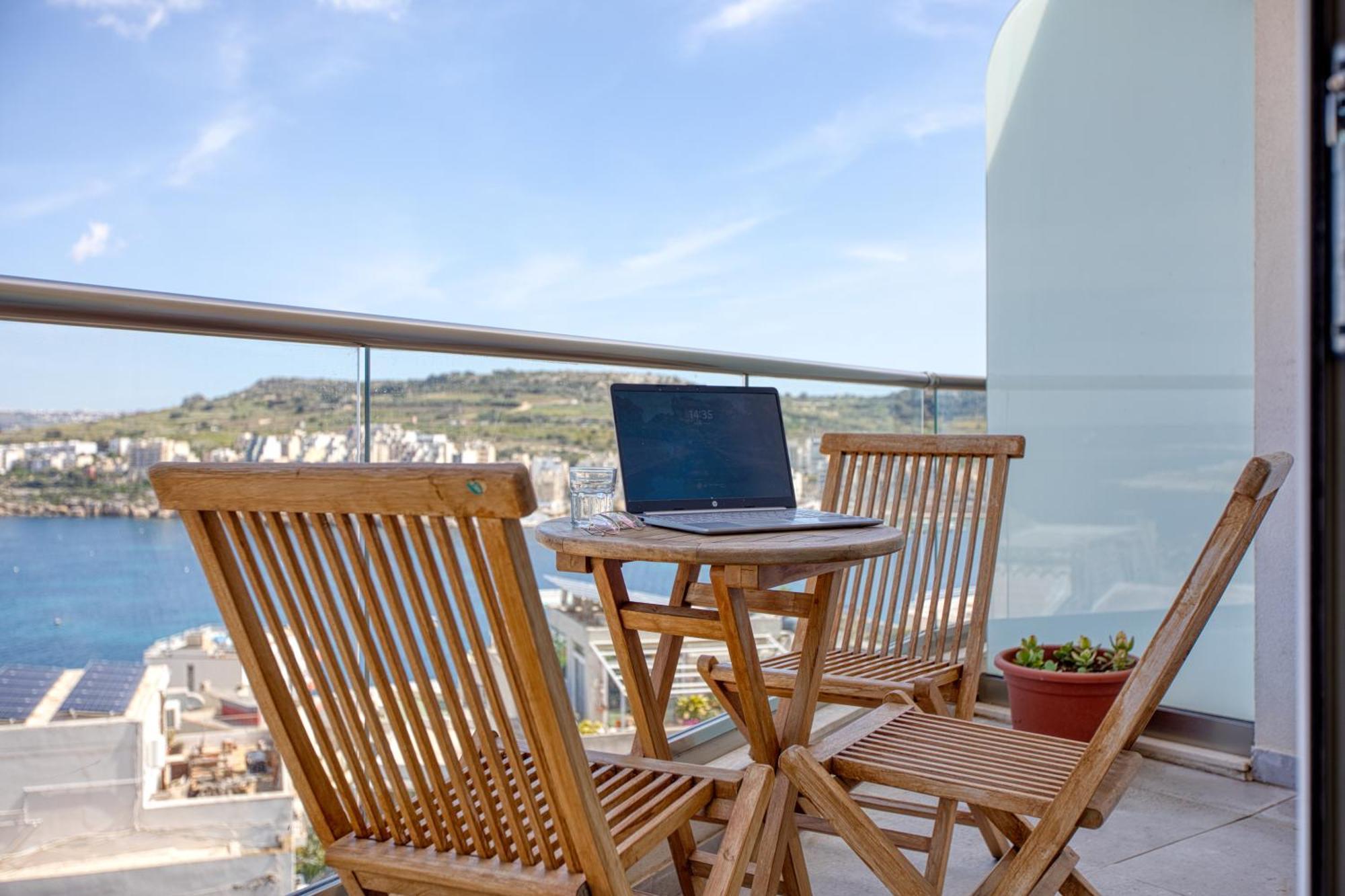 Blu Mar Sea View Apartments St. Paul's Bay Ngoại thất bức ảnh